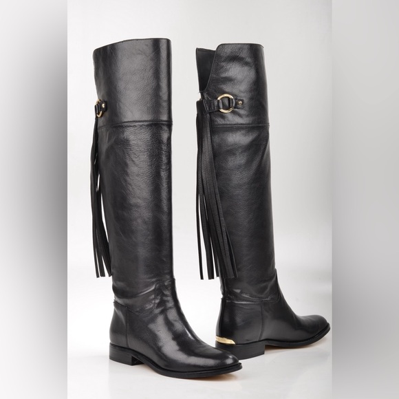 Michael Kors Leather Knee High Boots - Picture 1 of 4